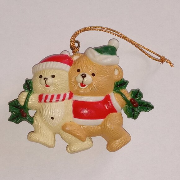 ๐ฏ 10 for $10 / Vintage Cute Bears Christmas Tree Ornament - Picture 6 of 7
